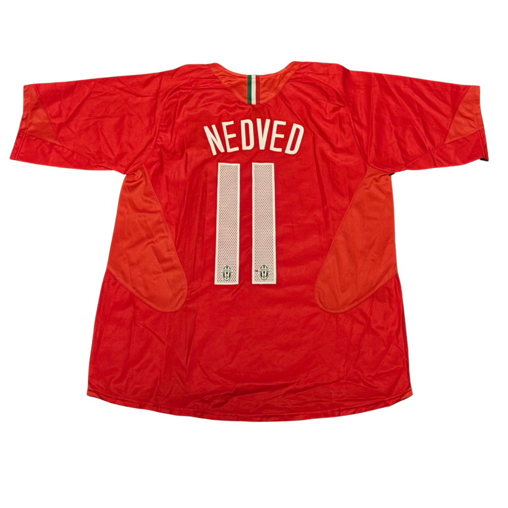 2005-06 Juventus Away Shirt Nedved #11 - 7/10 - (M)