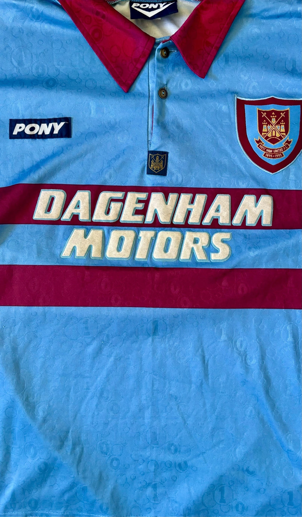 West Ham United FC Away Shirt 1995/1997 (L) (10/10)
