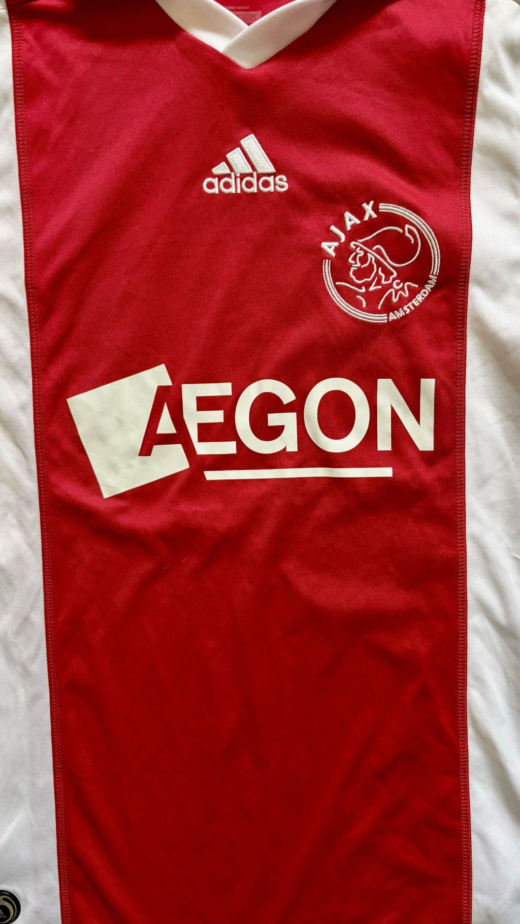 AFC Ajax 2009/2010 Home Shirt Club Crest Detail