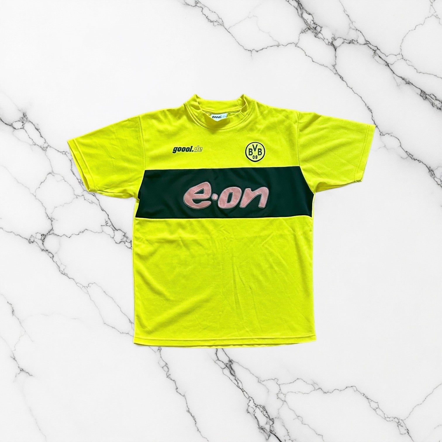 Borussia Dortmund 2002/03 Home Shirt Front View Goool Football Jersey Size S