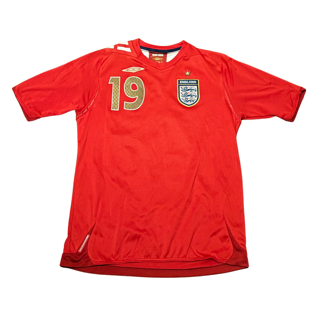 2006 England Away Shirt Lennon #19 - 7/10 - (M.KIDS)