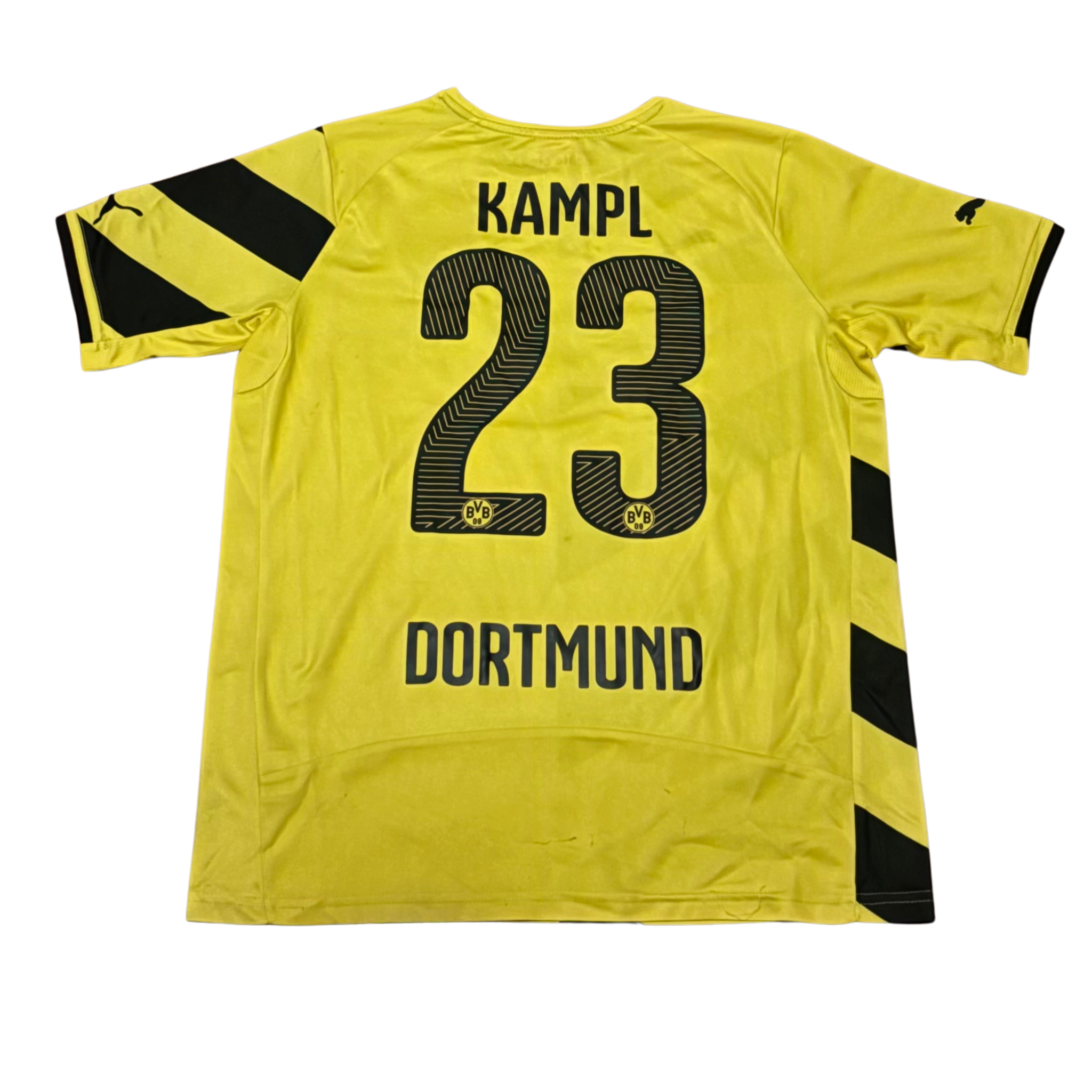2014-15 Borussia Dortmund Home Shirt Kampl #23 - 10/10 - (XL.KIDS)