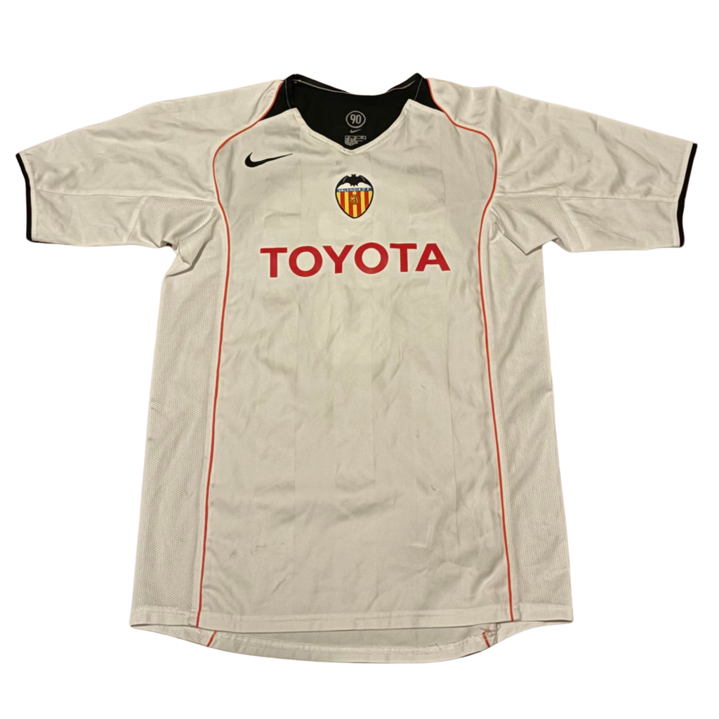 2004-05 Valencia CF Home Shirt Nikon #6 - 6/10 - (S)