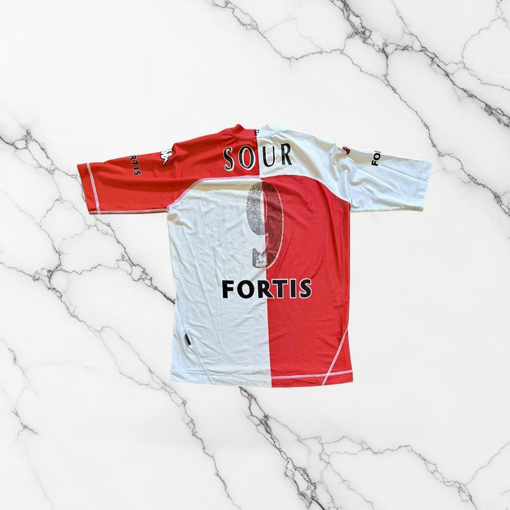 Feyenoord 2004/05 Home Shirt Back View Kappa Football Jersey Size L