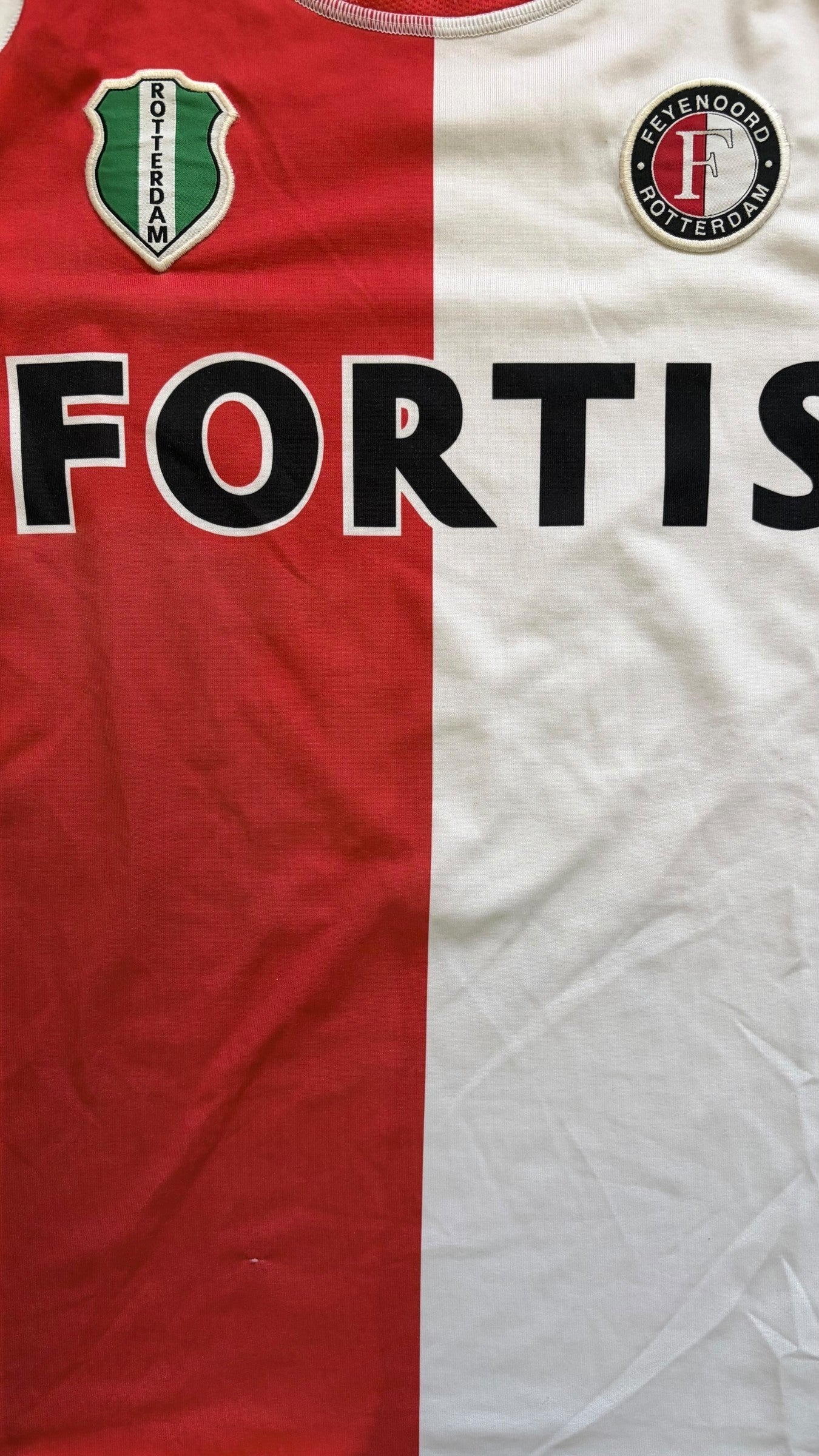 Feyenoord 2004/05 Home Shirt Club Crest Detail