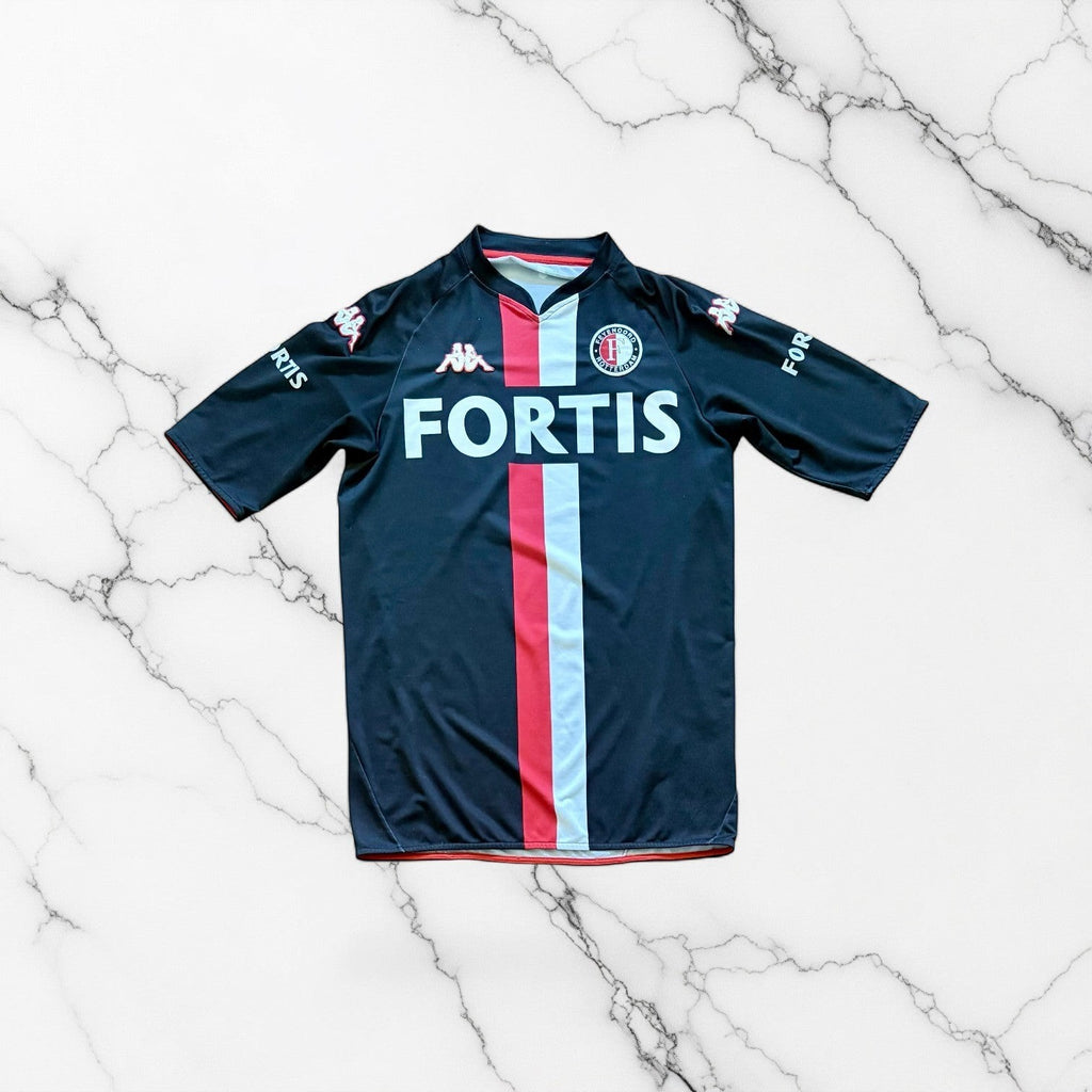 Feyenoord 2007/2008 Away Shirt Front View Kappa Football Jersey Size M