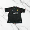 Manchester United FC 2007/08 Away Shirt Front View Nike Football Jersey Size XL