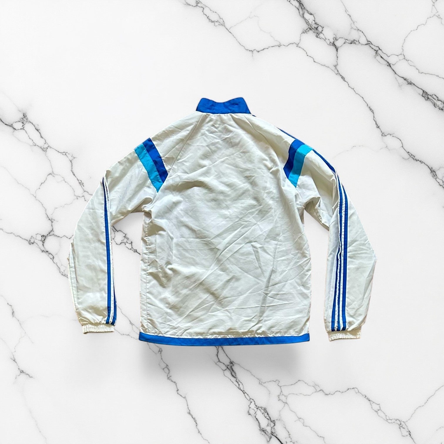 Olympique de Marseille 2014/2015 Track Jacket Back View Adidas Football Jersey Size S