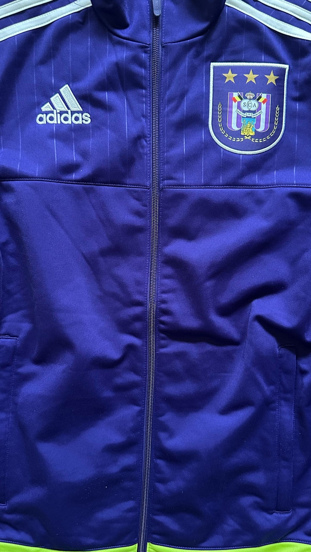 RSC Anderlecht 2015/2016 Track Jacket Club Crest Detail