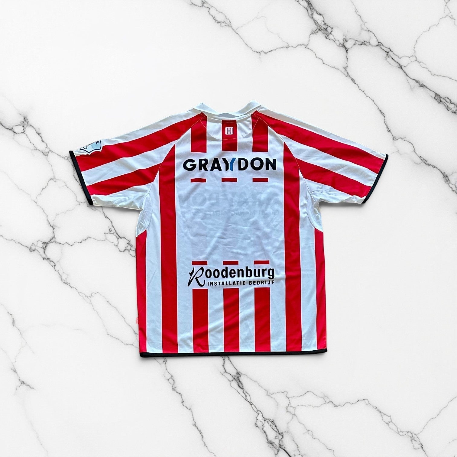 Sparta Rotterdam 2008/2009 Home Shirt Back View Patrick Football Jersey Size XL
