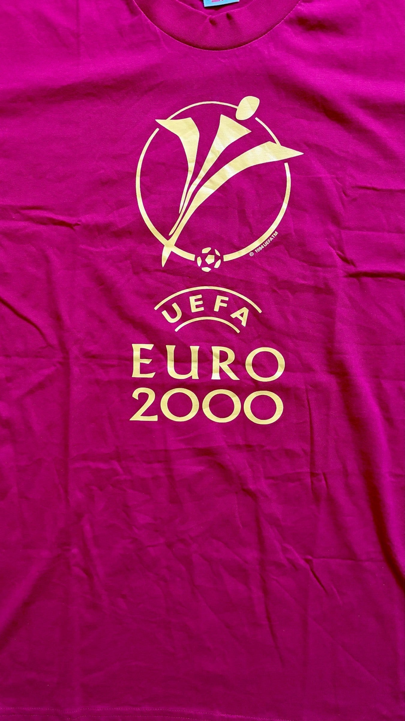 UEFA Euro 2000 Shirt Jersey Club Crest Detail