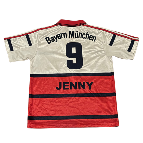 1998-00 Bayern München Away Shirt Jenny #9 - 6/10 - (164CM)
