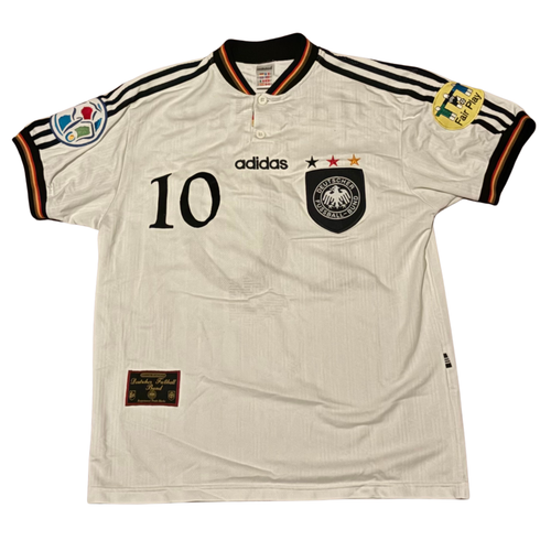 1996 Germany Home Shirt Hässler #10 - 7/10 - (L)