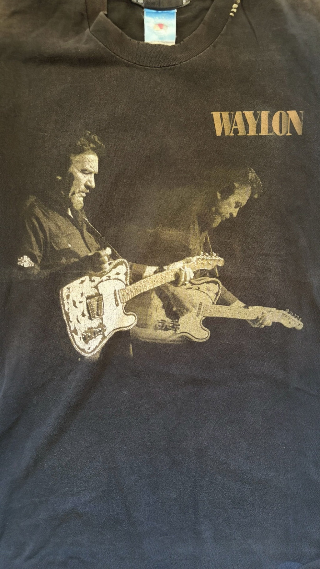 Fruit of the Loom  ''Waylon Jennings'' 1990 Shirt (XL) (7/10)